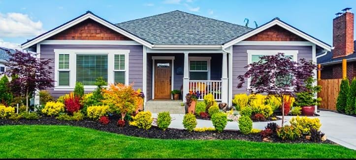 Front yard landscaping ideas on a budget for USA homes