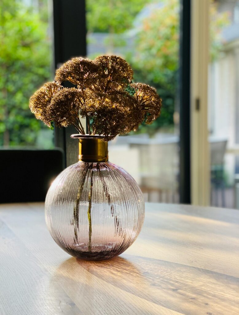 DIY textured vase home decor