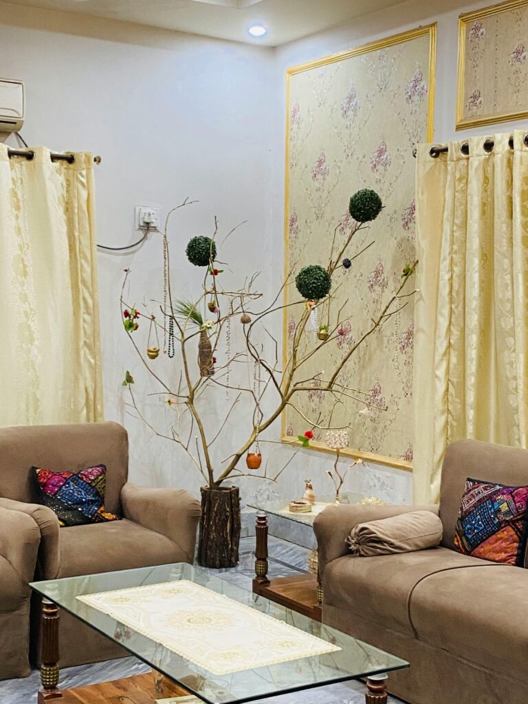 DIY accent wall for budget home upgrade