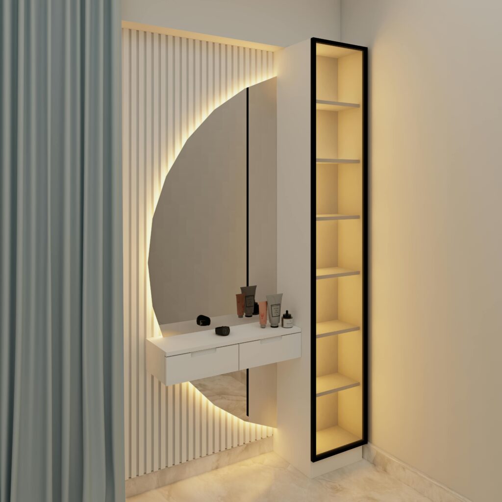 Minimalist home storage organization