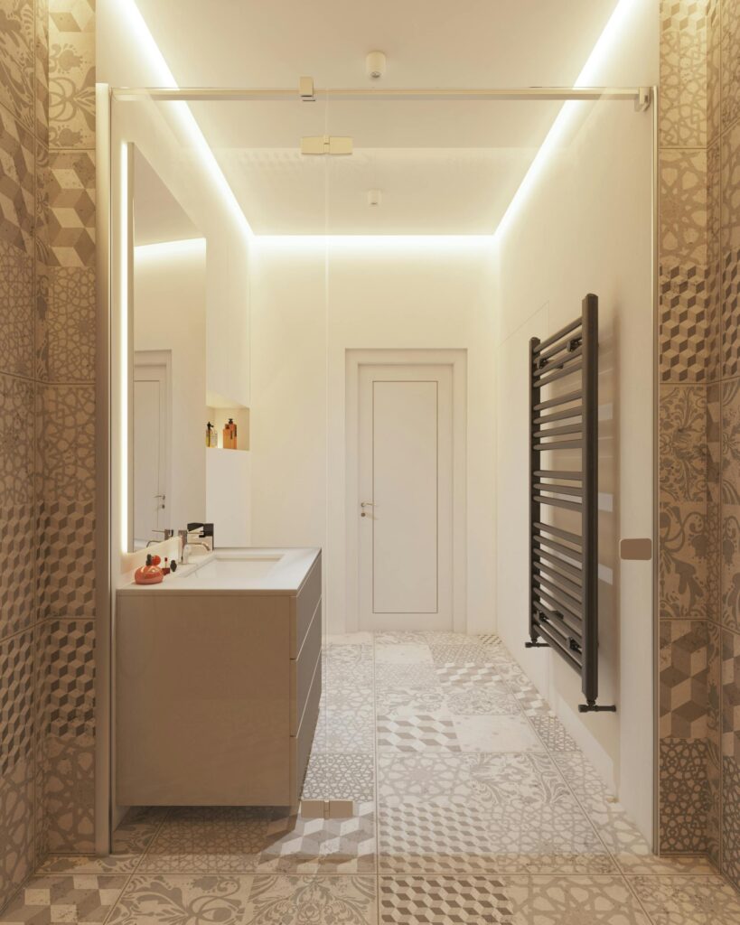 Over the door storage for bathroom