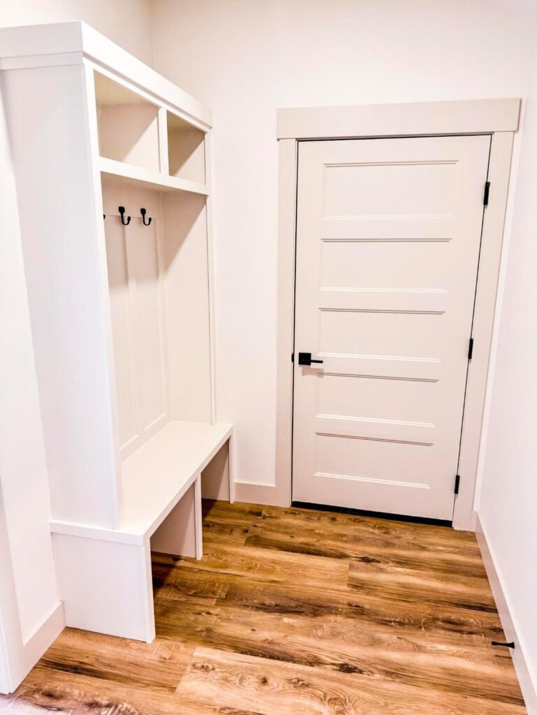 Simple entryway organization setup for a clean and organized home