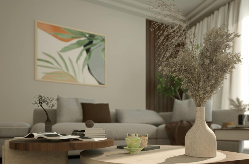 modern living room wall art design