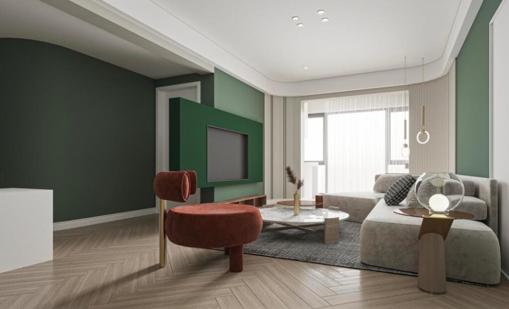 Painting an accent wall as an easy weekend home improvement project