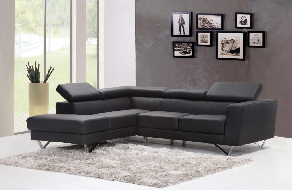 floating sofa layout in small living room design