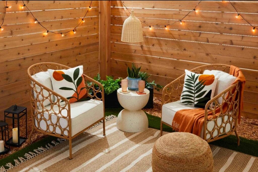 Affordable privacy screen ideas for small patio