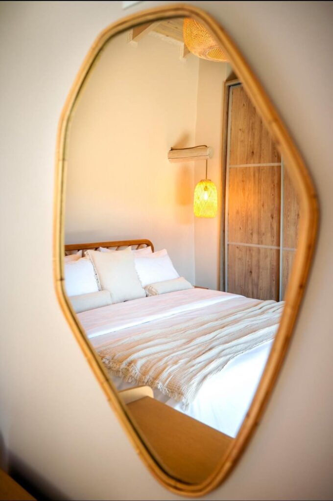 small bedroom mirror decor making room look bigger