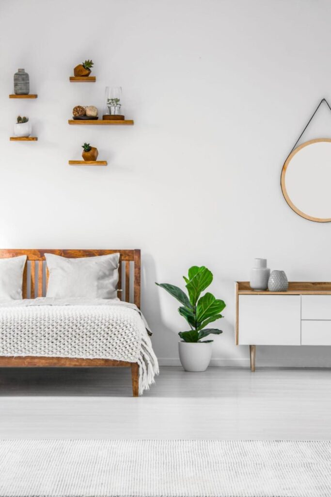 plants in small bedroom aesthetic decor ideas