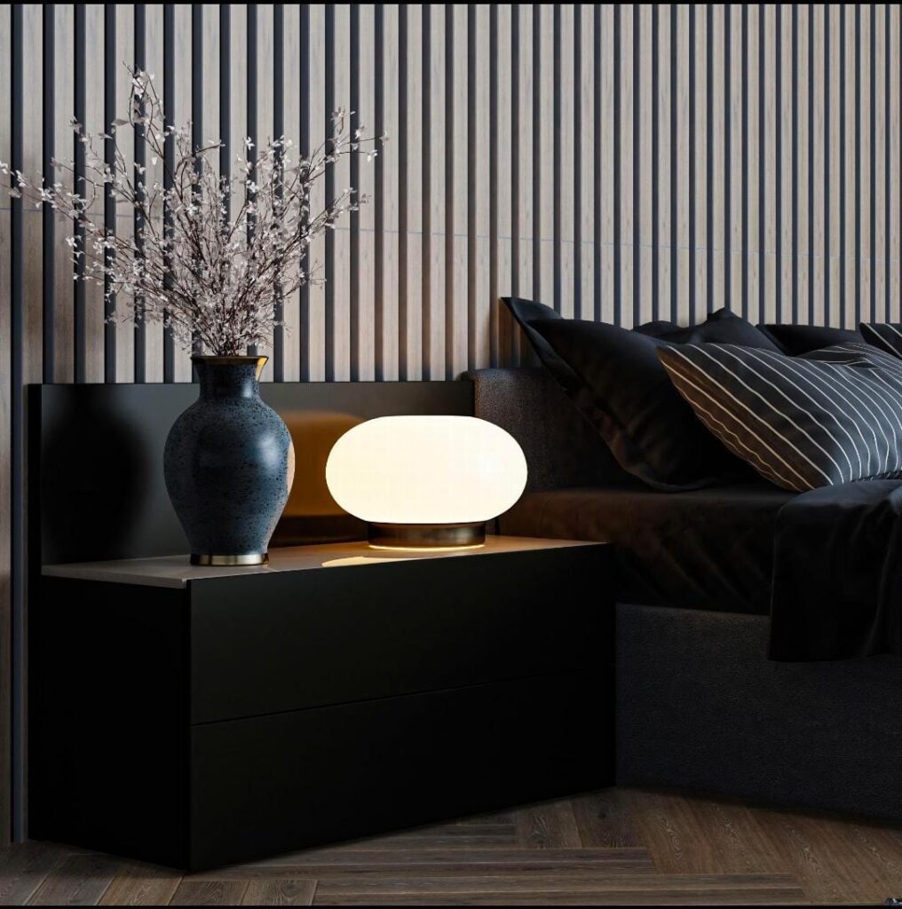 warm lighting small bedroom cozy aesthetic